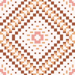 Tribal Art Ikat Design Pattern Drawingfolk Embroidery, Aztec Geometric Ornament Print. Design for Carpet, Wallpaper, Clothing, Wrapping, Fabric