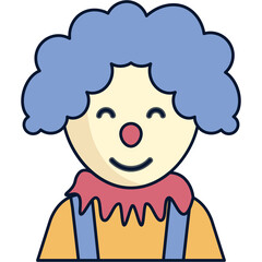 Clown Sticker