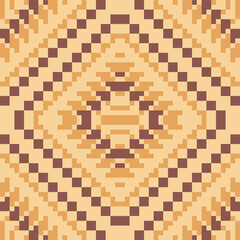 Russian Abstract Geometric Pattern Wallpaperfolk Embroidery, Aztec Geometric Ornament Print. Design for Carpet, Wallpaper, Clothing, Wrapping, Fabric