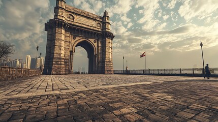 Obraz premium Gate of India in Mumbai sight of the country