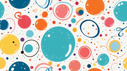 seamless pattern with easter eggs