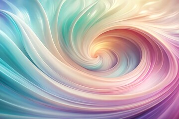 Elegant swirling waves in soft pastel colors providing a soothing and artistic background