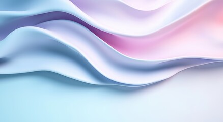 Fototapeta premium Abstract wavy background in pastel colors