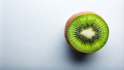 Emerald kiwi fruit close-up