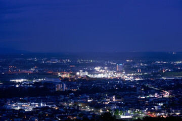 兵庫県・加東市４万人の住む都市、夜景