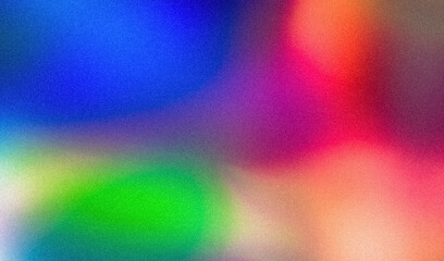 Abstract color gradient background grainy blue green purple red pink noise texture backdrop banner poster header cover design