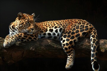 Obraz premium leopard in the tree