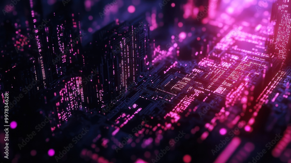 Aufkleber digital background. can be used in the description of network abilities, technological processes, di