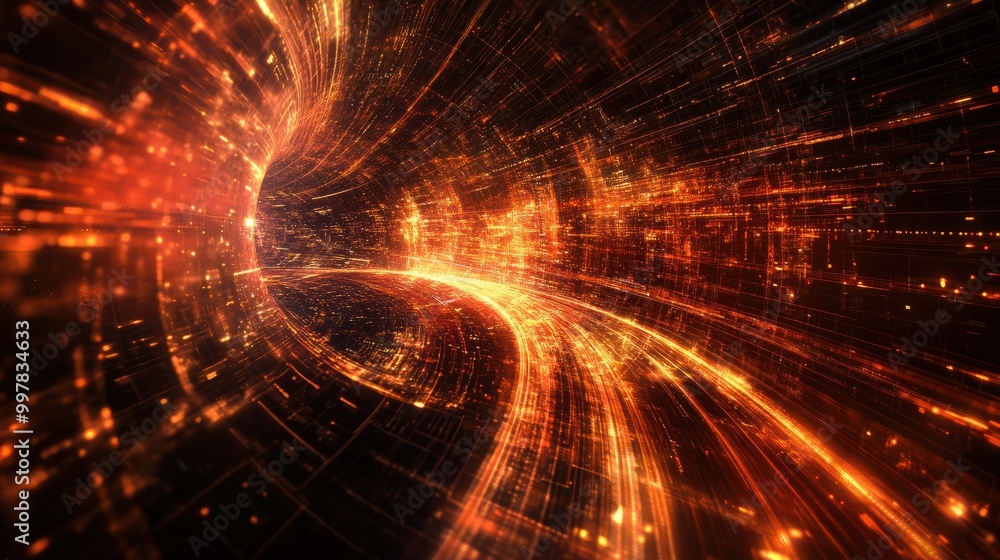 Poster digital background. can be used in the description of network abilities, technological processes, di
