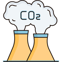 Industrial Emission Sticker