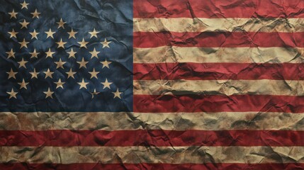 american flag background, generative ai