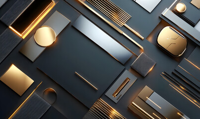 Futuristic Stock Market Chart with Glowing Data or Dynamic Financial Timeline for graphic background