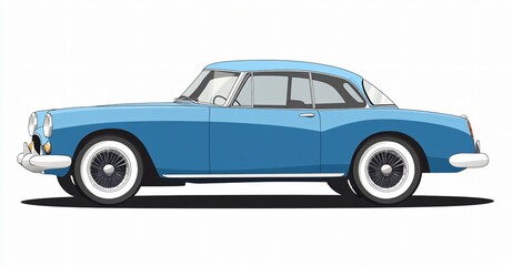 Fototapeta premium car isolated on white