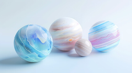 Fototapeta premium Planet Art