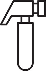 Hammer Tool Line Icon
