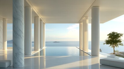 Fototapeta premium Modern homes with impressive architectural styles captured in detailed pictures