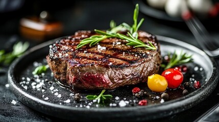 Elevate your meals with a beautifully styled steak display.