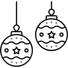 Obraz premium Baubles Icon