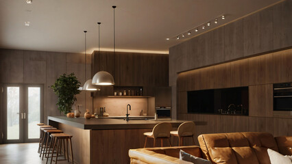 Obraz premium modern living room