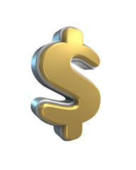 3D Golden Bold Number