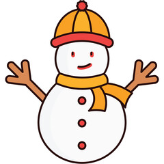Snowman Sticker