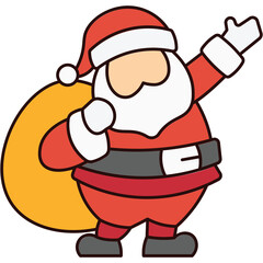 Santa Claus Sticker