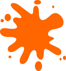 Coloful Watercolor Splash Splatter Stain