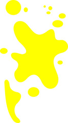 Coloful Watercolor Splash Splatter Stain