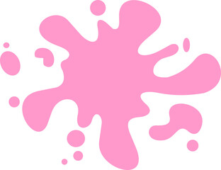 Coloful Watercolor Splash Splatter Stain