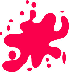 Coloful Watercolor Splash Splatter Stain