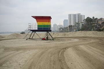 Rainbow Lifeguard Station