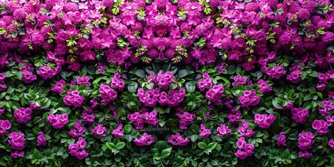 Fototapeta premium field of pink flowers