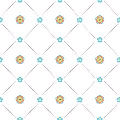 vector damask seamless pattern background. thai style seamless pattern, pattern swatches included for illustrator user, pattern swatches included in file, for your convenient use.