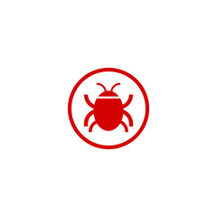 Bug sign icon. Virus symbol 