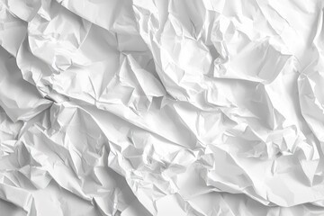 Fototapeta premium Textured White Geometric Shapes in Abstract Design White watercolor paper texture background, white color, seamless wallpaper with space for text or design. 