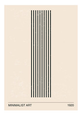 Poster in 70s style with retro alphabet letters