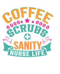 Obraz premium Nurse t shirt designs T-shirt design