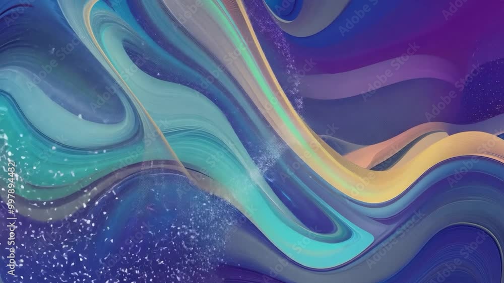 Poster abstract background in constant motion with bright colors forming an organic pattern. ideal for crea