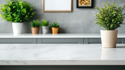 Elegant Home Decor with Gold Bars on Marble Countertop in Serene Indoor Setting