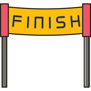 recommend clip art: Finish Line Sticker
