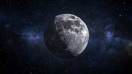 A Close-Up View of the Moon