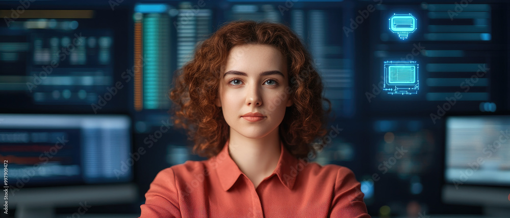 Poster ai specialist innovating algorithms, empowering digital technology, transforming it solutions, bridg