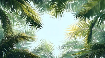 Fototapeta premium Palm Trees Canopy