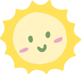 Handdrawn Cute Object for Scrapbook