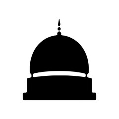 
Set of vector Mosque silhouette vector, Islamic religious elements collection, Islamic religious symbol black and white 