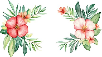 Obraz premium Watercolor Floral Art