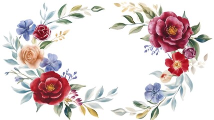 Fototapeta premium Watercolor Floral Art