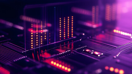 digital communication and multimedia, abstract, cyber, high resolution, light purple hue, 