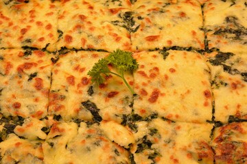 Spinach Lasagna The colors are extremely delicious.
