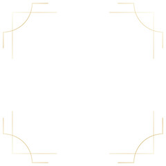 gold border corner